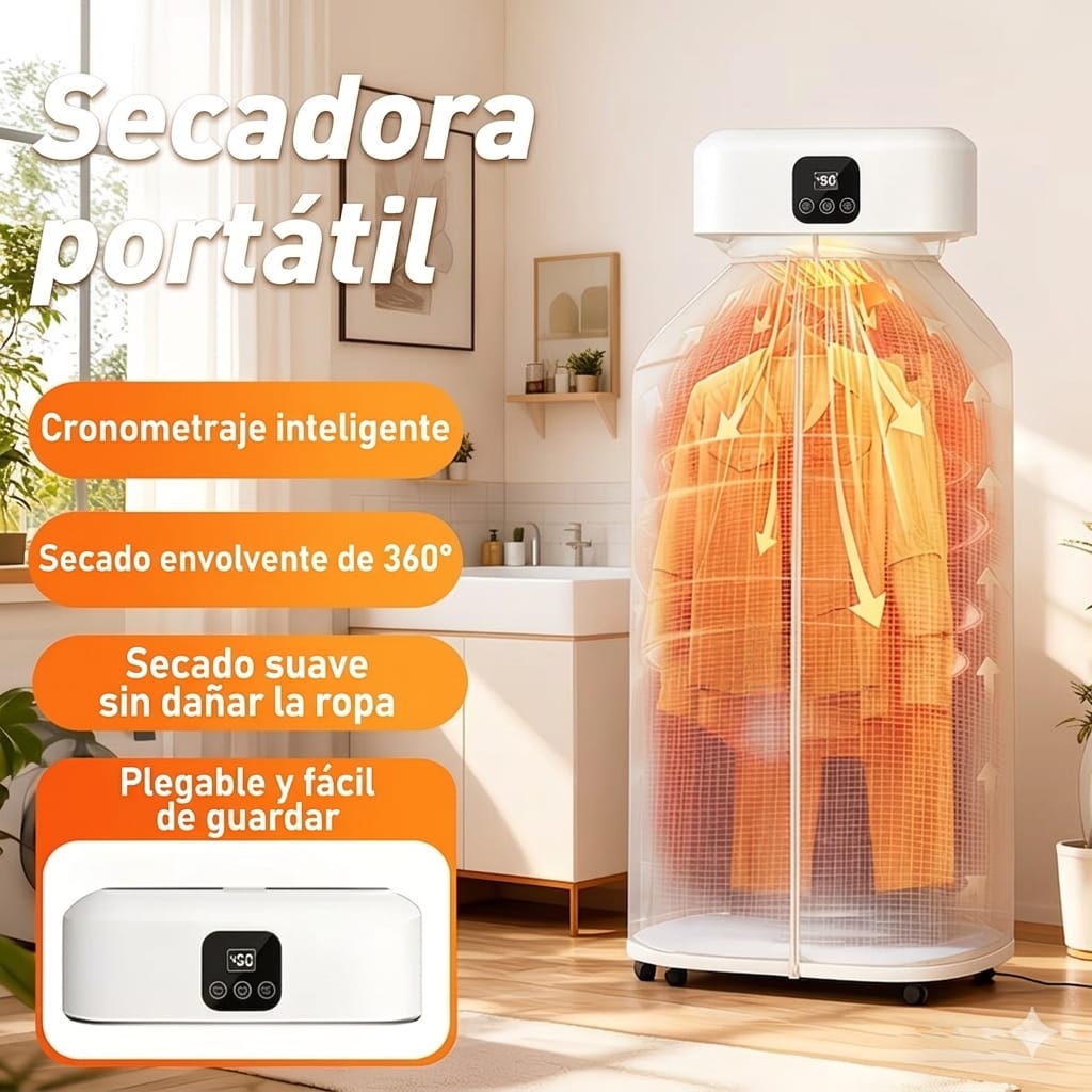 SECADORA INTELIGENTE PARA ROPA